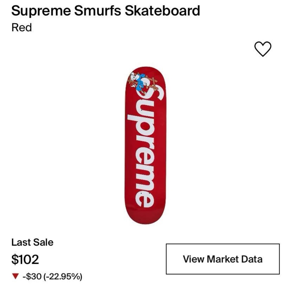 Supreme Smurf Deck still in plastic.